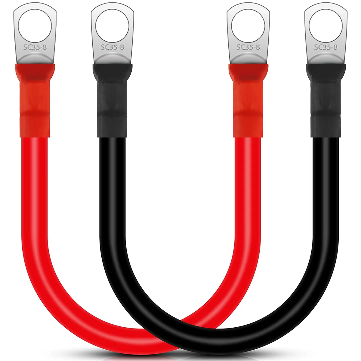 Soft Silicone Battery Cable Set, Waterproof Flexible 2AWG