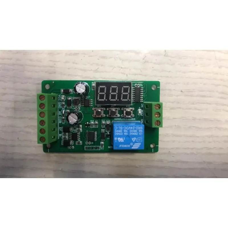 DC24V 4-20ma Current Signal Detection Control Relay Switch Set Upper and Lower Limit Alarm Module RS485 Communication