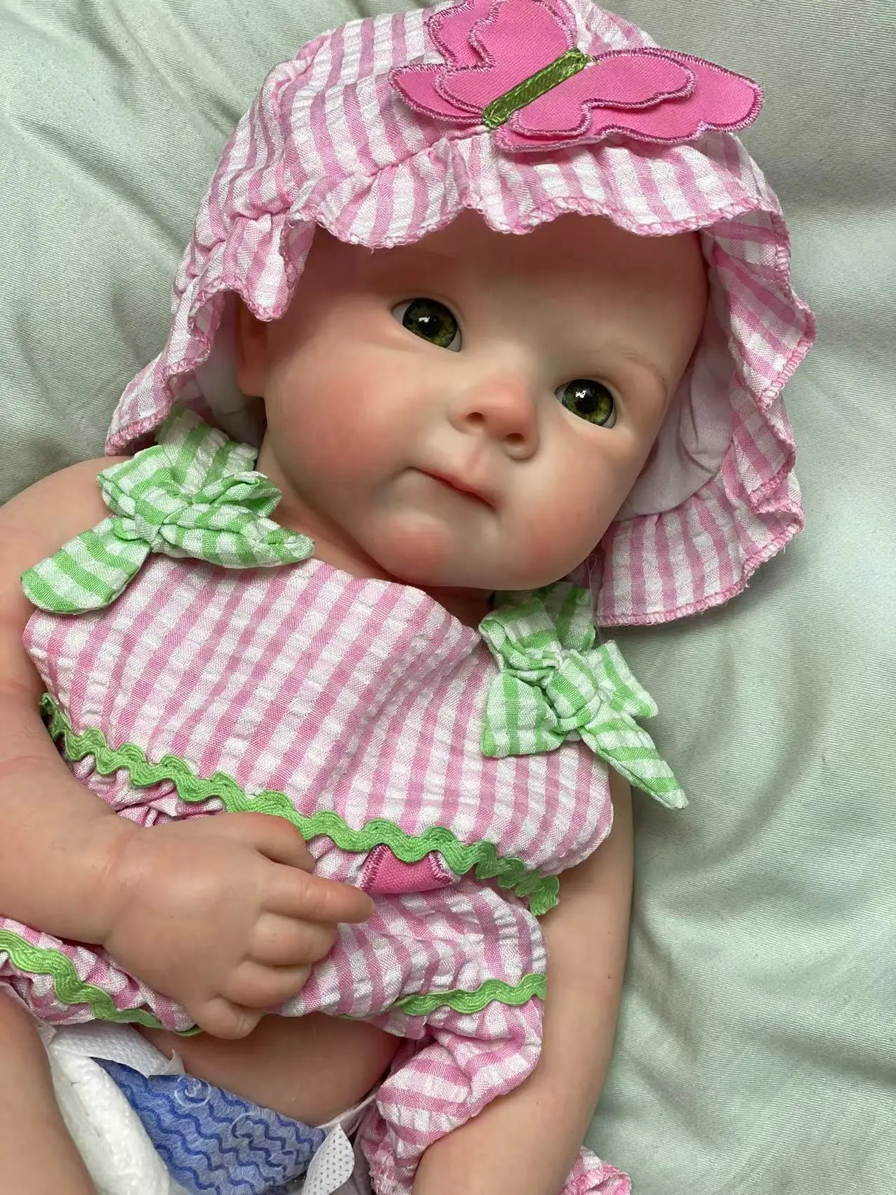 45cm Bettie Full Body Solid Silicone BeBe Reborn Girl Handmade Waterproof Reborn Doll With 2 Styles Cloth Reborn Baby Dolls Girl