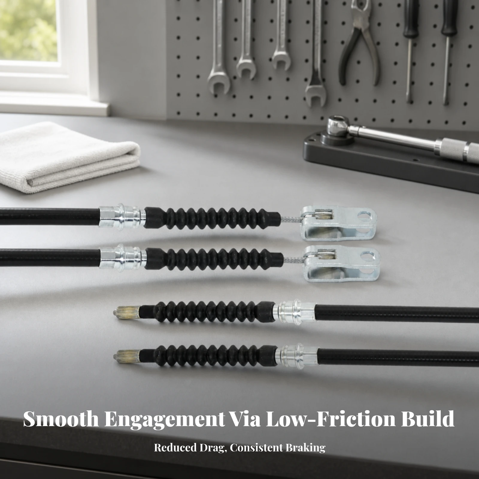 Golf Cart Brake Cable Easy to Install Mechanical Brake Cable Cables OEM Quality Hardware Stable for Mechanics
