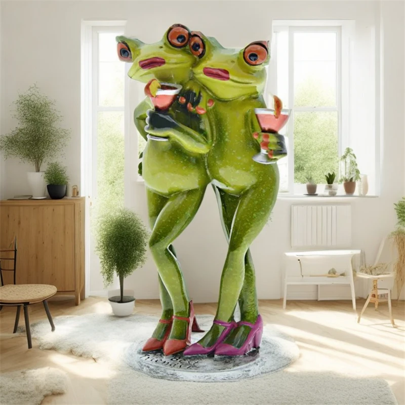 

Resin Frog Sculptures and Figurines For Garden Decorations And Home Decor,Room Ornaments,Home Decorative Figures