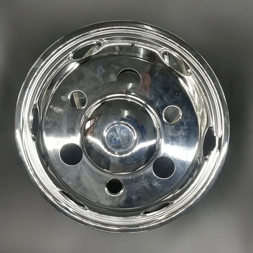 

Deluxe 17.5 Stainless Steel Wheel Hub Forged Rim Cap Rim Hub