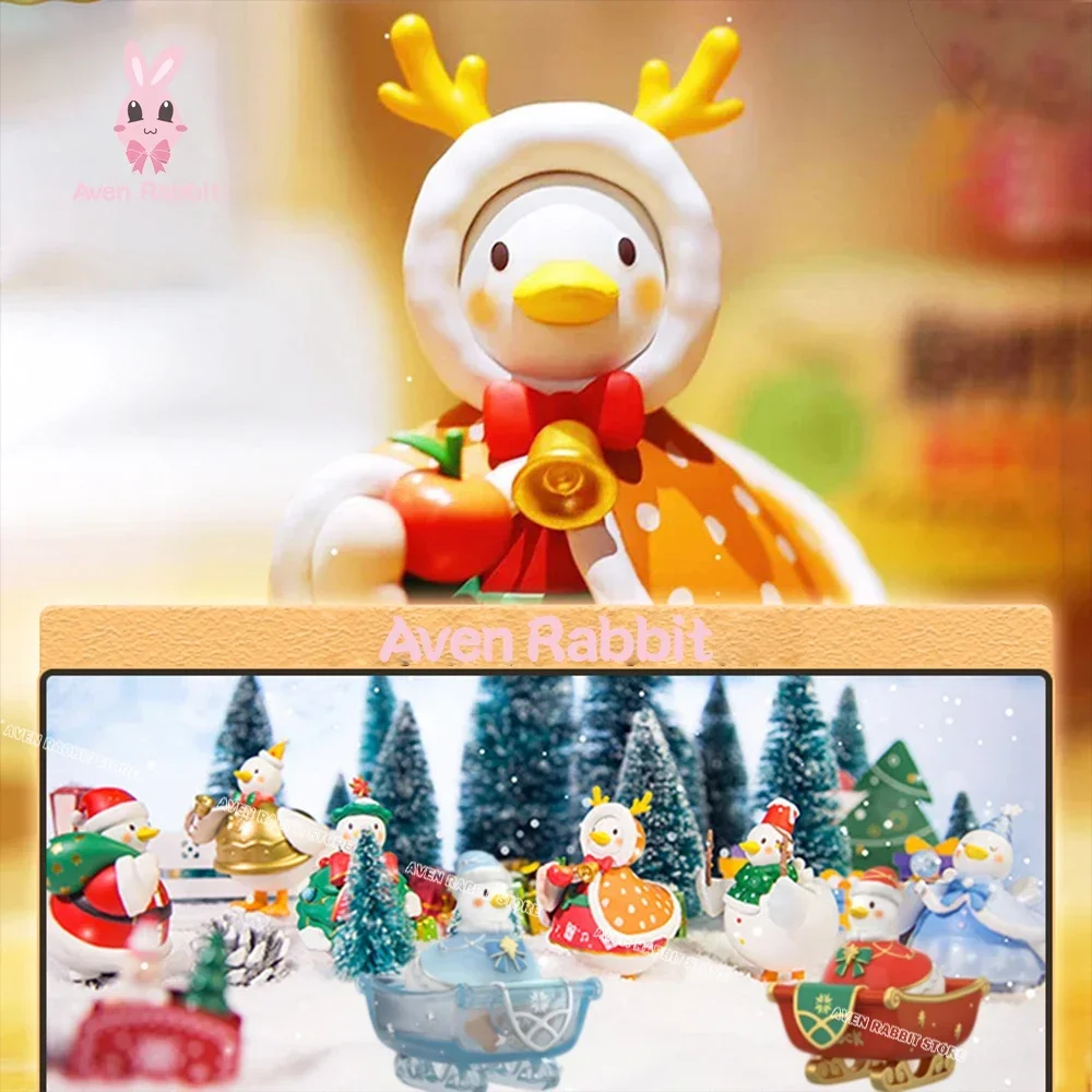 Dake Duck Christmas Party Blind Box Toys Mystery Box Mistery Figure Surprise Caja Misteriosa Kawaii Model Girl Birthday Gift