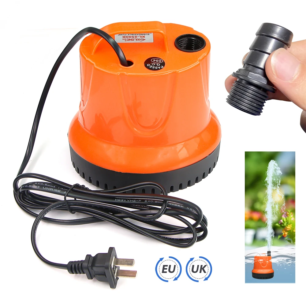 

30W 45W 60W 85W 110W 220VBottom Suction Water Pump Aquarium Submersible Pump for Garden Fish Tank Pumping Water Cycle Fountain