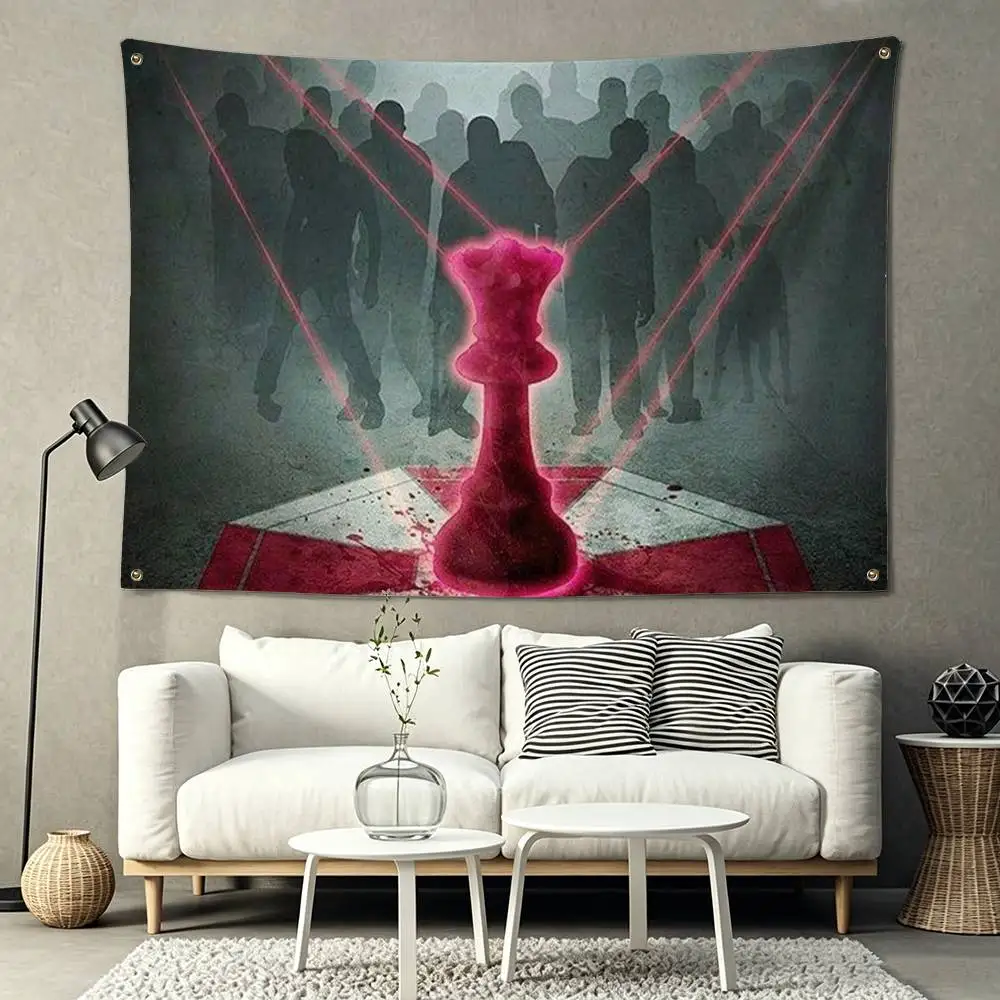Resident Evil Game ada wong Flag Suitable For Party Club Outdoor Interior Wall Decoration Banner Fans Gift 4