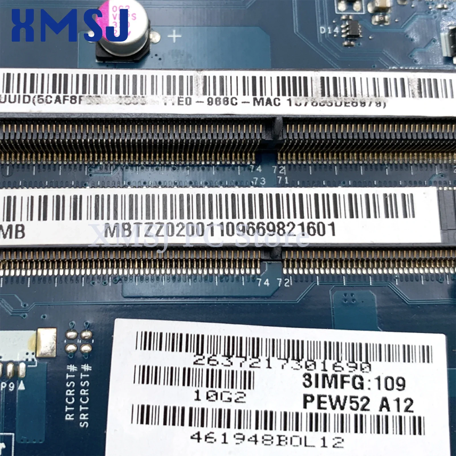 Xmsj Voor Acer Aspire 5736 5736z Laptop Moederbord Pew72 LA-6631P Mbtzz02001 Mb. Tzz02.001 Gm45 Ddr3 Gratis Cpu Volledige Test