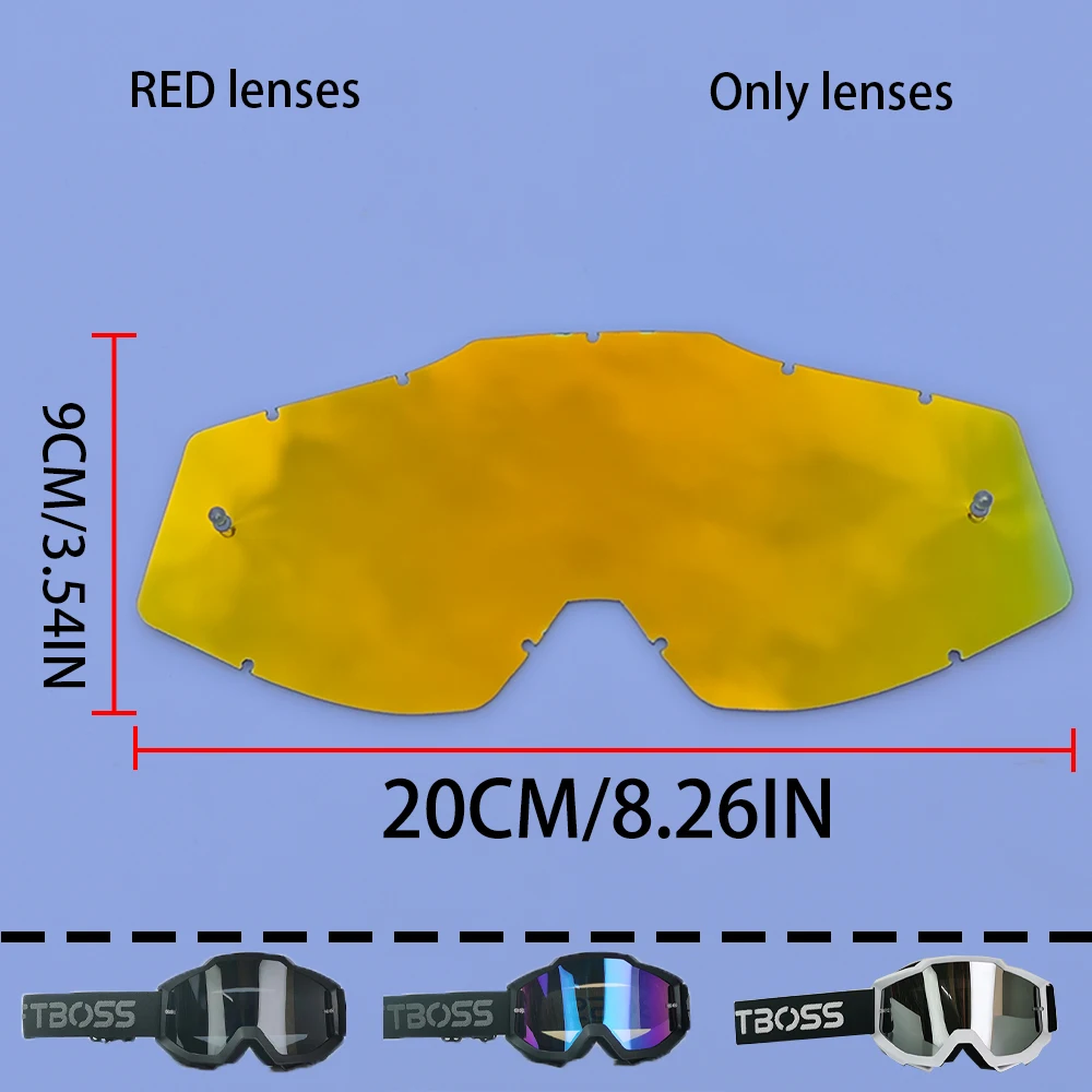 MX Off-Road Motocross-Brille Staubdichte Winddichte Skibrille mit PC-Linse für Dirt Bike Rennhelm