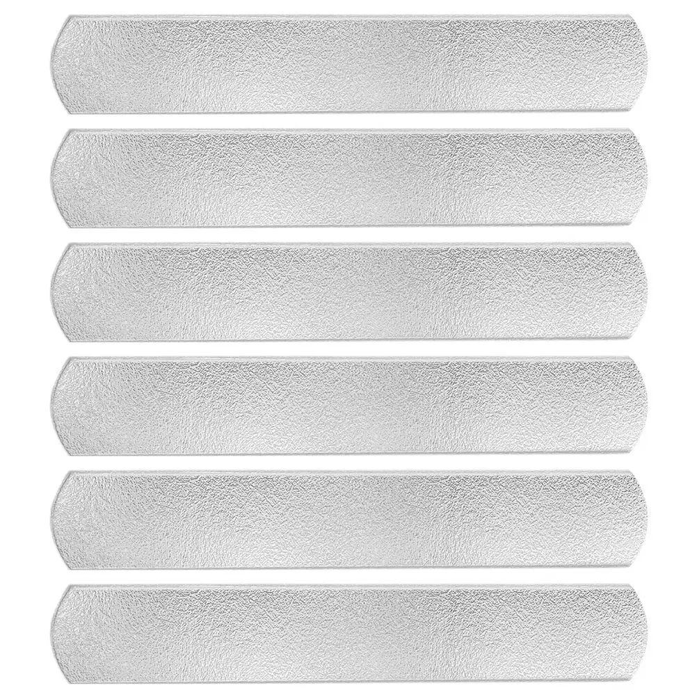 6Pcs Steel Weighted Plate Fitness Weight Bearing Strip for Exercise Training Workout Steel Bars Equipment Running Weighted Bar