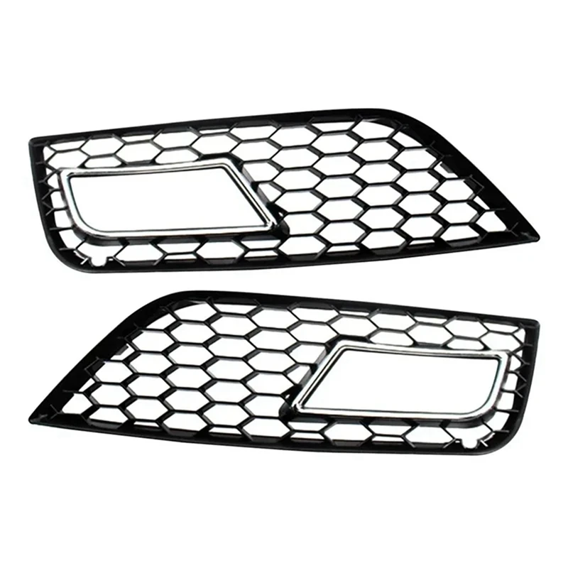 

Carfog Lamp Bezel Mesh Grille Bumper Lower Mesh Grille Plating Trim Suitable For A4L B9 13-15 8K0807681K 8K0807682K Parts