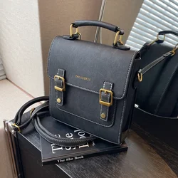 Women Fashion Backpacks 2024 Luxury Designer Handbags Vintage Pure Color Rucksacks Female Shoulder Crossbody Bags Mochila