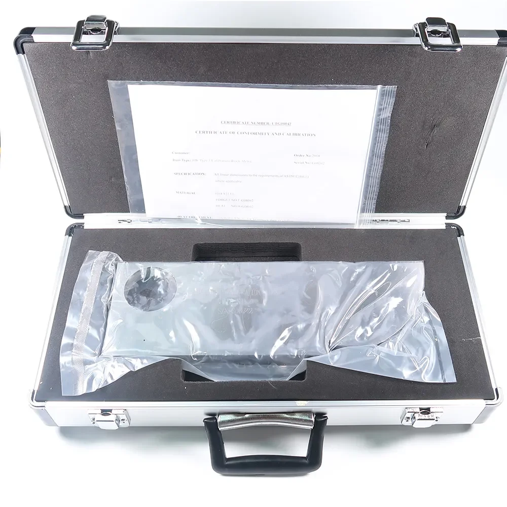 

NDT IIW-Type 1 Calibration Block 1018 Steel Test Block For Ultrasonic Flaw Detector According To ASTM E164