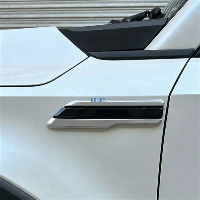 For Toyota Land Cruiser 250 LC250 Prado 2024 + Car Styling Front Leaf Fender Side Mark Decal Label Door Badge Cover Accessories