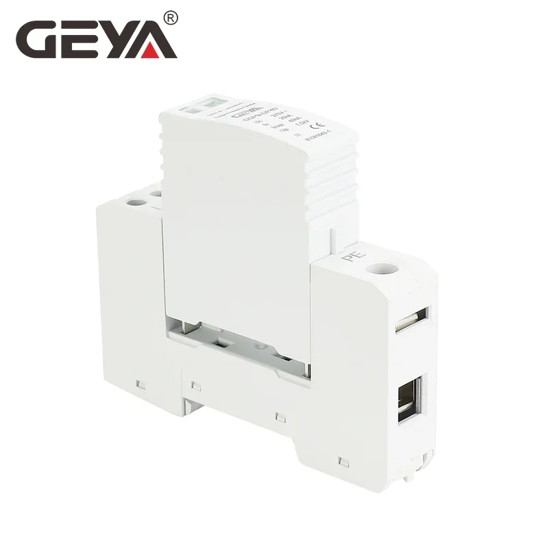 GEYA GSP9 1P+N 18mm SPD 20~40KA Surge Protector Lightning Protection Low-voltage Arrester Device AC275V SPD