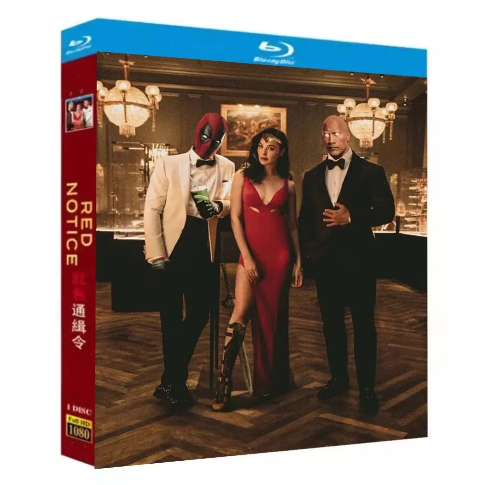 Red Notice (2021) High Definition Blu-ray Disc BD - AliExpress 66