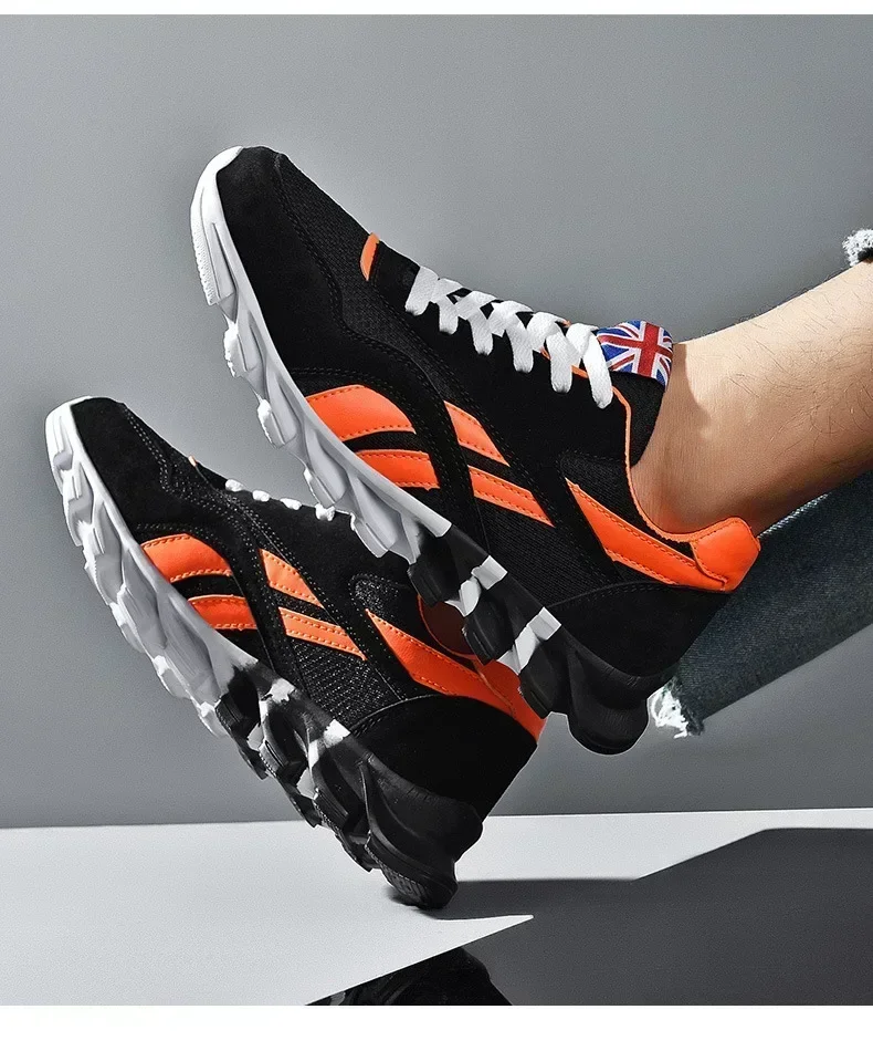 Größe 36-48 Herrenschuhe Leichte Atmungsaktive Schuhe Rutschfeste Atmungsaktive Laufschuhe für Herren Große Größen Sneaker Dropshipping Kinderschuhe – Detail 13