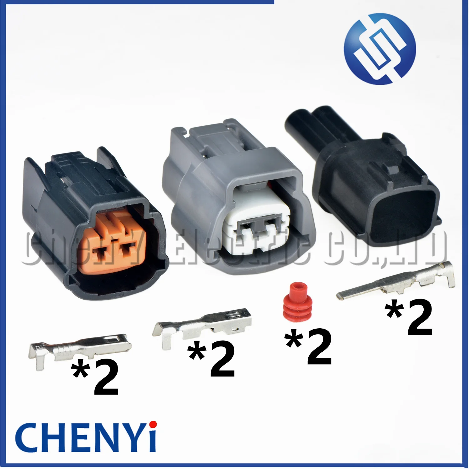 2 Pin Automotive ballast connector car sensor wiring harness plug 6189-1093 CY000207-2.2F CY000207-2.2M