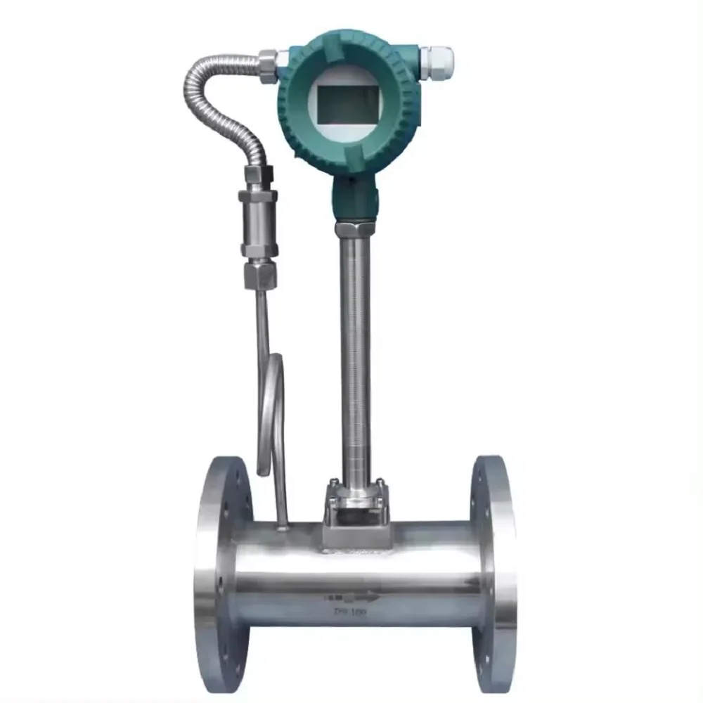 Factory Direct Promotional Cheap High Quality Dn15 - Dn300 Steam Air Digital Vortex Lpg Gas Mechanical Flow Meter