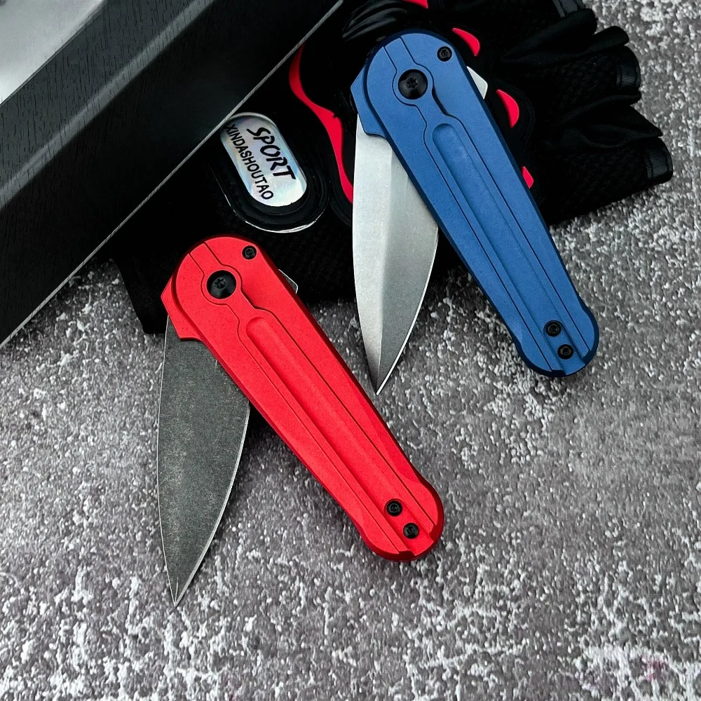2026 new BM491 Folding Knife Sharp Portable Rescue Pocket Knife Sharp Cutting Camping Knife Tool D2 Blade Aluminum Handle