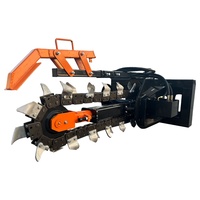 Trencher Trencher AGT Industrial Agricultural Machine Chain Trencher Farm Parts Skid Steer Attachments