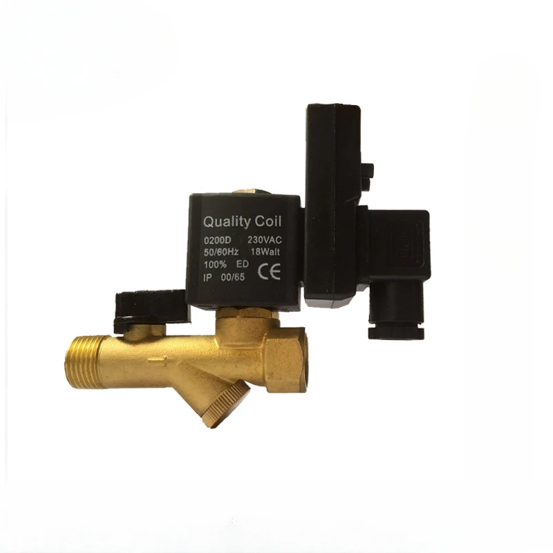 Split electronic connected drain valve