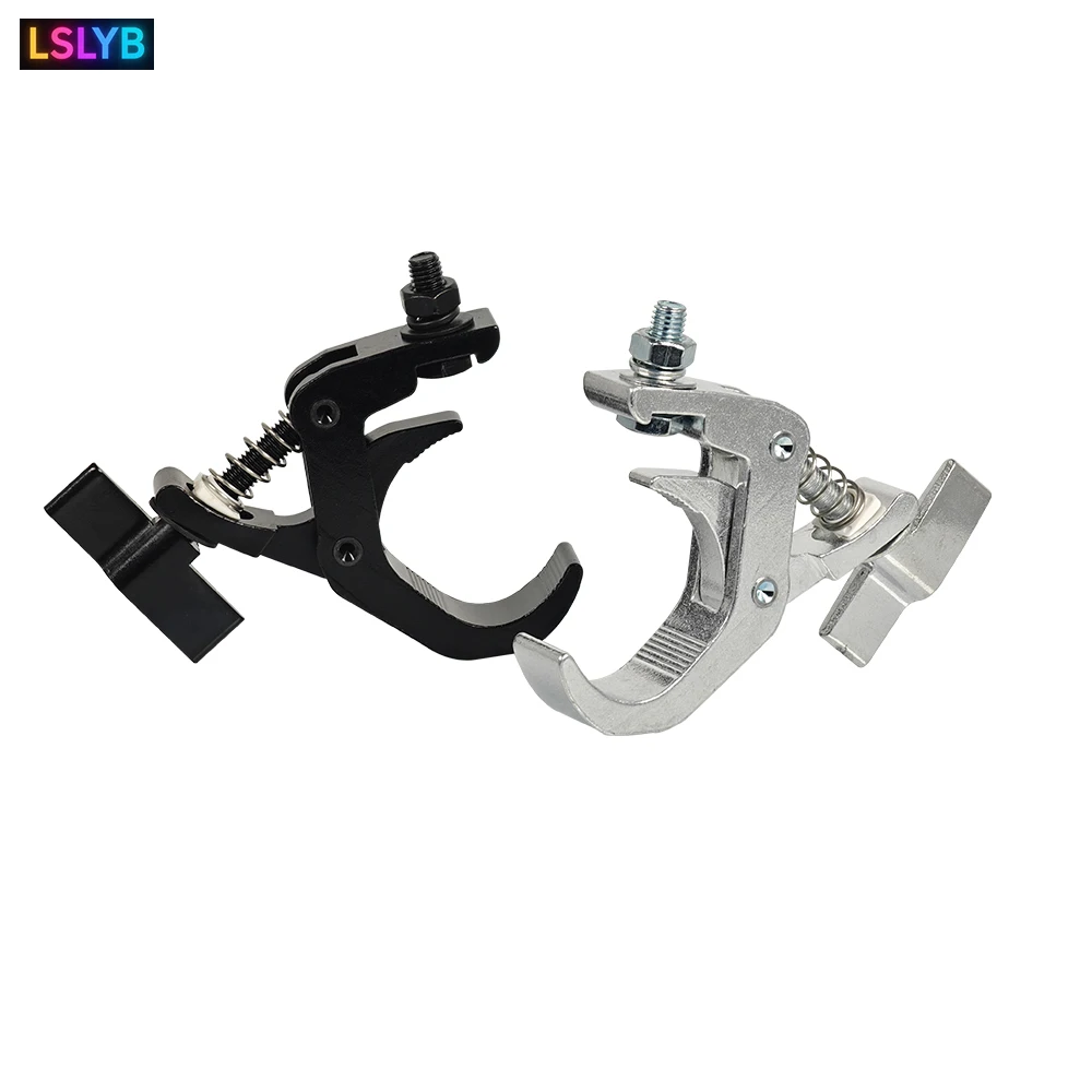 

Stage Moving Head Light Beam Light Hook Suitable For Steel Pipe Size 40-60 Safe Load Bearing 150kg One-piece Folding Light Hook
