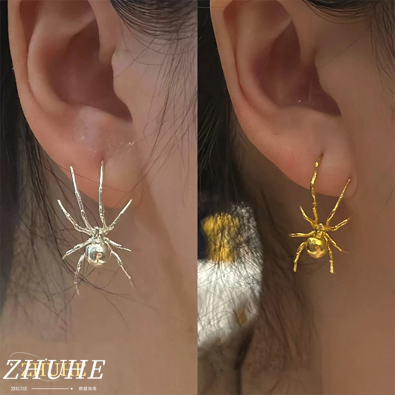 

Fashion Spider Jewelry Accessories Unique Ear Studs for Women Men Trendy Statement Earrings Hot Sale on AliExpress