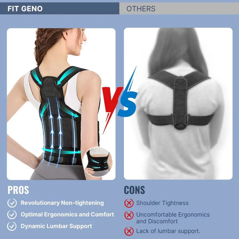 مصنع بيع جديد تصحيح حزام الحدباء الرجال والنساء الموقف تصحيح حزام غير مرئية قطني العمود الفقري استقامة الظهر Corre #2