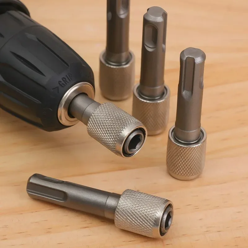 Convert To Hex Shank Adapter Hexagonal Converter Electric Hammer Conversion Connecting Rod Sleeve Screwdriver Bit Holder Tools