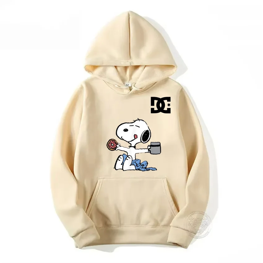 

Luxury European and American style cartoon band print autumn and winter new unisex hoodie men clothing hoodies streetwear