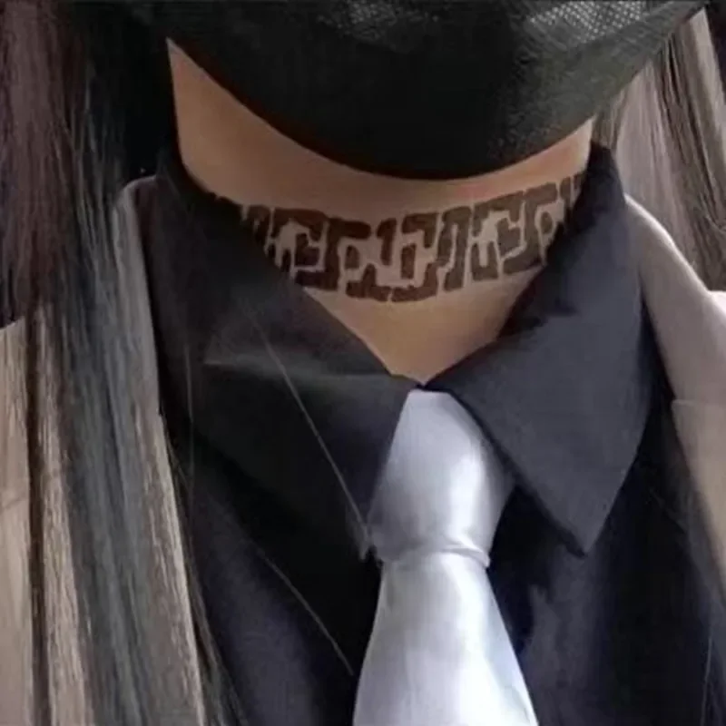 2 pagine Tian Guan Ci Fu Xie Lian Hua Cheng Cosplay Tattoo Heaven Benedizione ufficiale Mo Dao Zu Shi Anime Adesivi Personaggio Puntelli