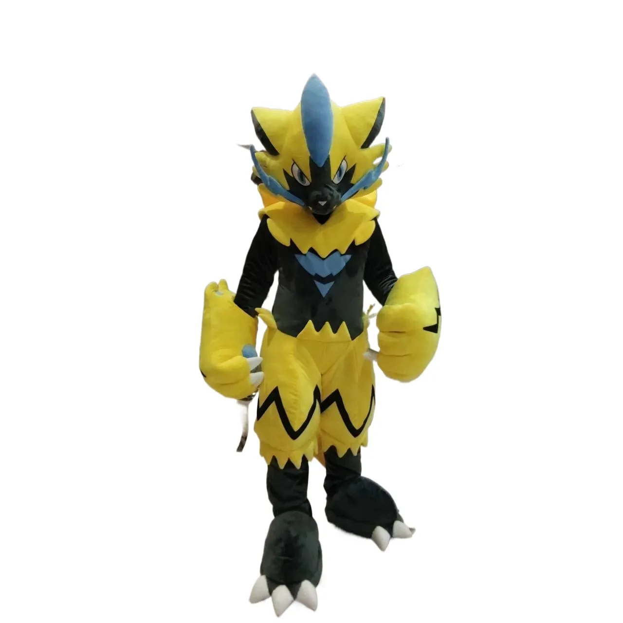 Japanese anime Pokemon Zeraora doll 180CM clothing set plush toy customization  Custom design plush toy mascot