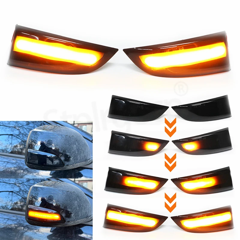 

For Renault Megane 3 MK3 III RS 2008-2016 BZ KZ DZ Latitude Laguna III X91 Dynamic Blinker Indicator Mirror Turn Light Signal