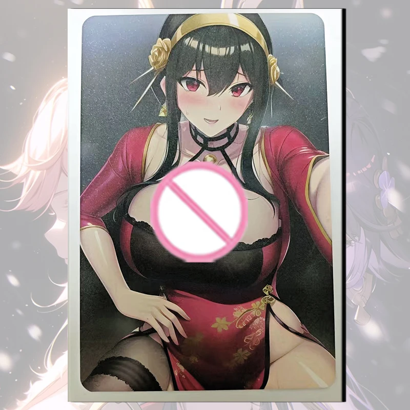 Goddess Story Uncharted Garden Carta smerigliata A5 Yae Miko Yoimiya Yelan Sangonomiya Kokomi ragazzo Collezione di giocattoli Regali di compleanno