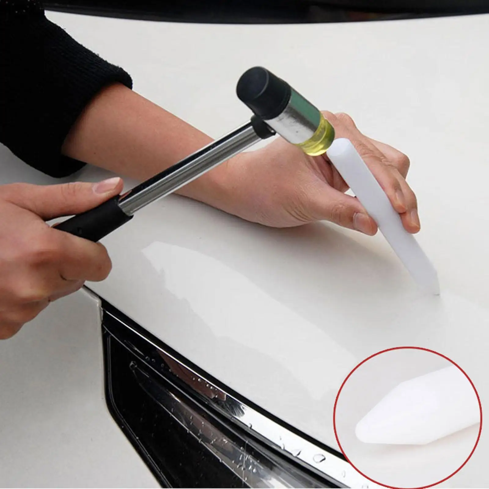 3 Pieces Car Dent Tap Down Pens Dent Repair Tool Nylon Premium Practical Easy to Use Professional Dent Remover Tool Hand Tool