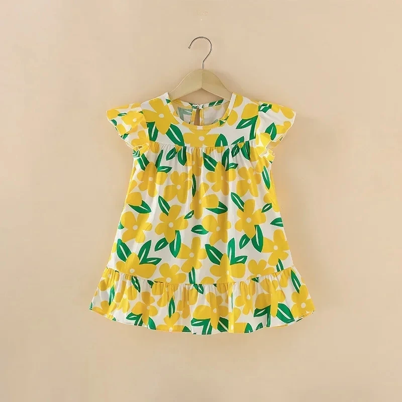 Girl Dresses100% Cotton Children's Clothing Summer Kids Clothes Girls Party Princess Fashion Outfit Girl Dresses100% Cotton Children's Clothing Summer Kids Clothes Girls Party Princess Fashion Outfit