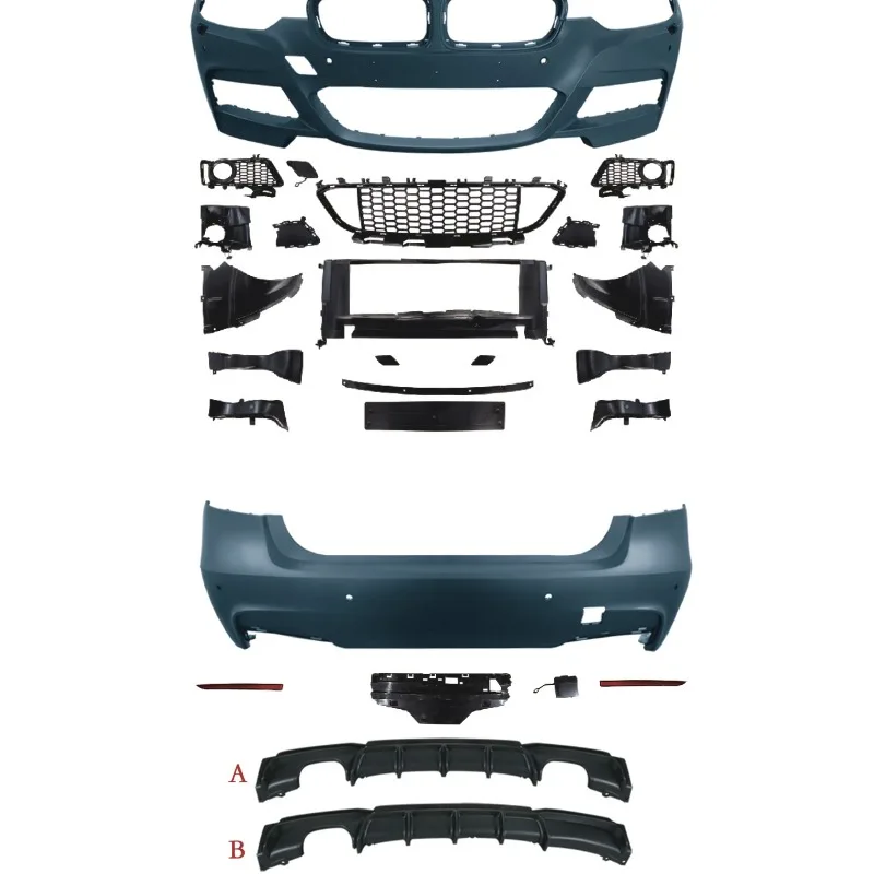 

Full Bumper Body Kit for 3 Series G30 G28 Modification and Upgrade to Mt Bodykit side skirts for Classic Auto Part