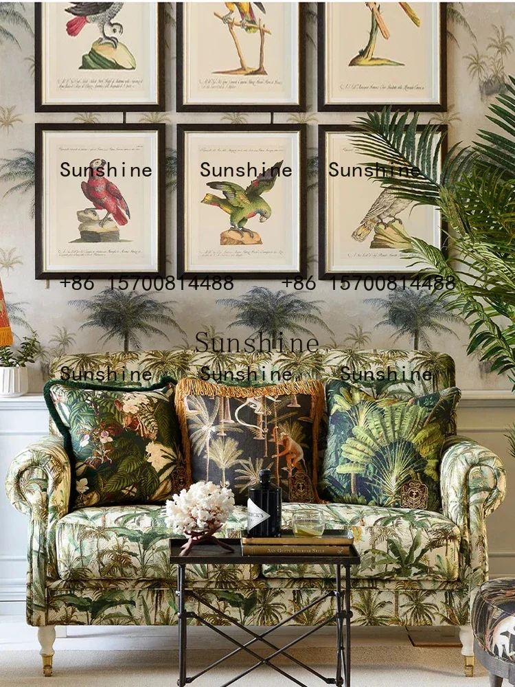 

Plant leaf sofa high back pastoral sofaR
