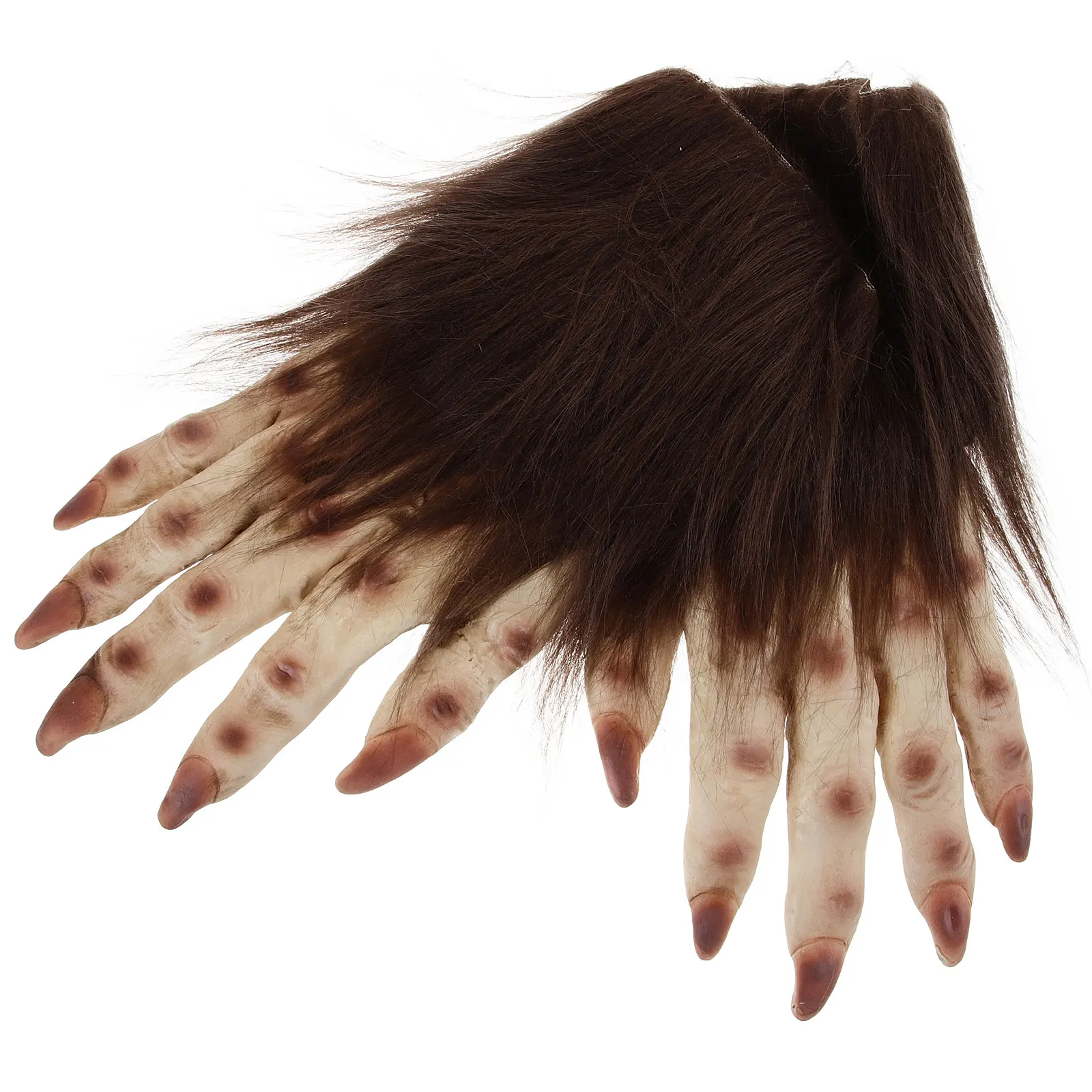 

Halloween Costume Furry Animal Paw Cosplay Party Gloves Warm Thickened Latex Palm Winter Event Costume Gloves for Men