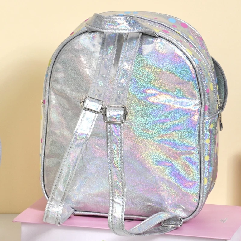 Fashion Girl Bag Trendy Classic Versatile Backpack Butterfly Bow Shiny Practical School Bag Travel Princess Cute Casual Backpack