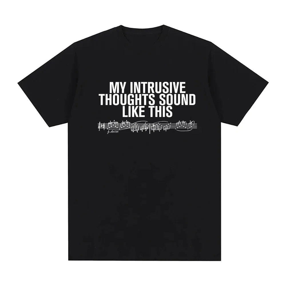 INTRUSIVE THOUGHTS 2026 Summer New Style Tee ROSALIA Same As Official Website High Quality Tee-shirt Cotton Soft Round Neck Y2K