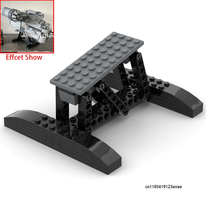 Creative Spaceship Display Stand for Building Blocks Model