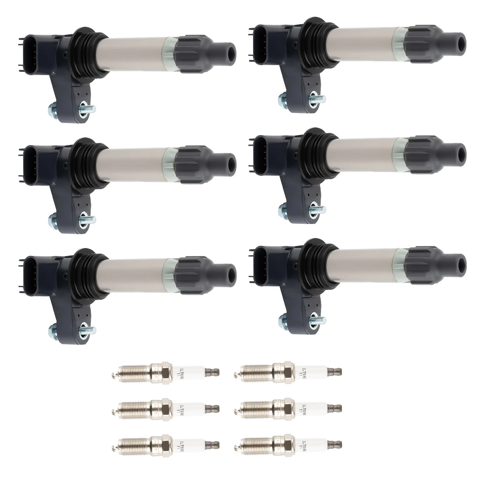 UF569 Ignition Coil & Spark Plug Set for Buick LaCrosse 3.6L Cadillac CTS 3.6L