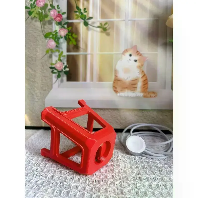 1Pcs 3D Printing Watch Desktop Stand Chair Shape Red Storage Rack Universal Watch Charging Stand With Charging Groove