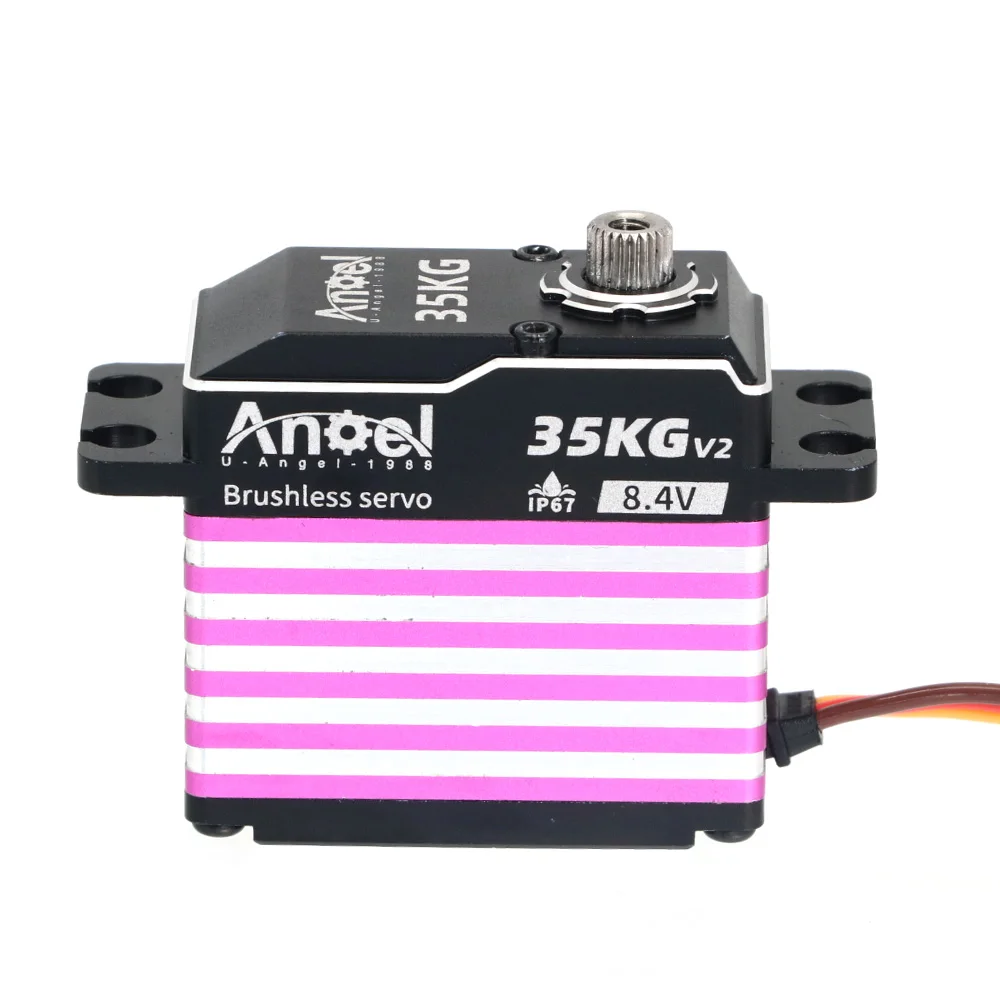 UAngel ブラシレスサーボ IP67防水サーボ 25KG 35KG 45KG 50KG 60KG 70KG V2 デジタルサーボ 1:5 1:8 1:10 RCカー ボート ロボット用