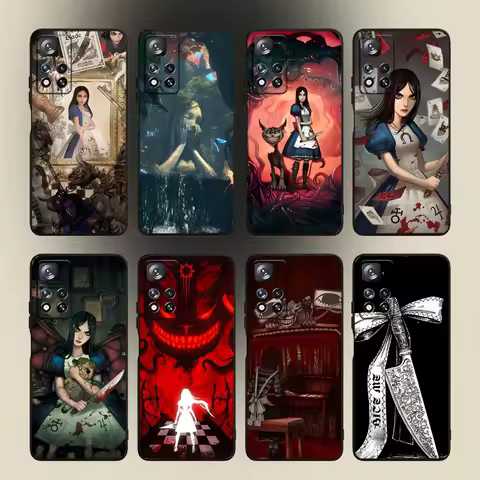 Alice Madness Returns Game Phone Case For Samsung Galaxy A20,A21s,A22,A31,A32,A52,A53,A72,73,A80,A91 Soft Black Cover