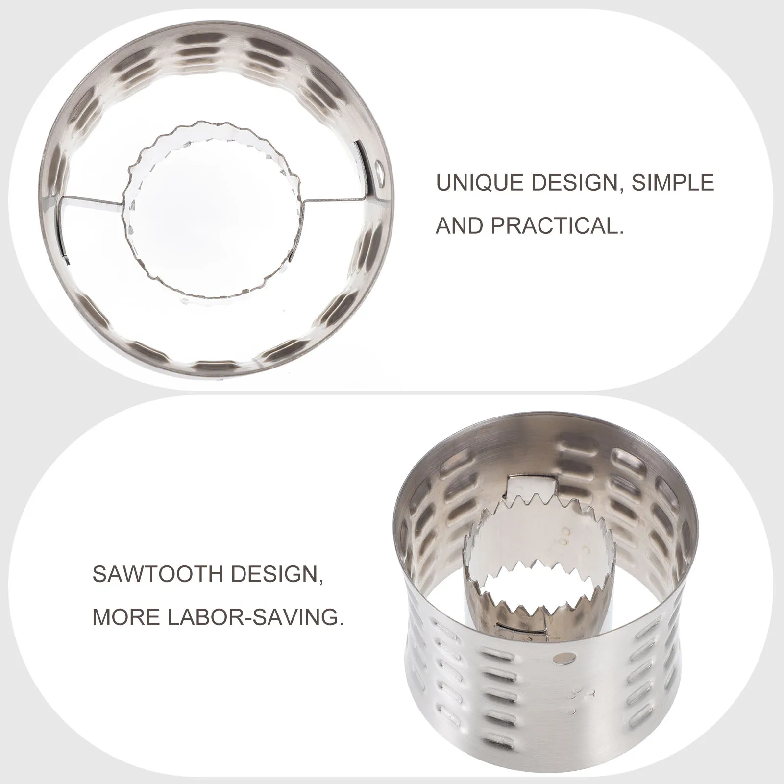

Corn Husk Stripper Stainless Steel Tool Kernel Remover Splitter Striper off The Cob on Separator Removal