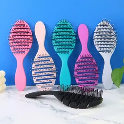 Women Baby Anti-screw Antiklit Hair Brushes Mother-kids Personalized Combs Detangling Wet Massage Curly Hairdressing Accessories