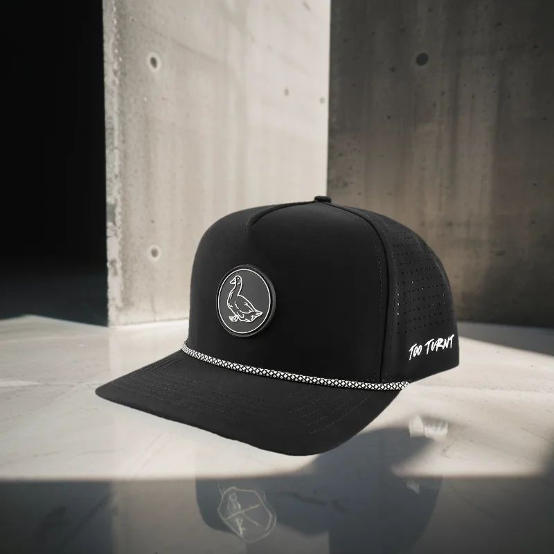 

Wholesale Custom 5 Panel Rubber Pvc Logo Rope Baseball Cap,Waterproof Laser Cut Hole Perforated Hat,Performance Sport Hat gorras