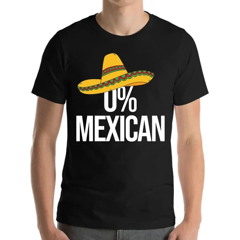 Funny 0% Mexican Cinco de Mayo Cinco de Drinko T-Shirt Men Women