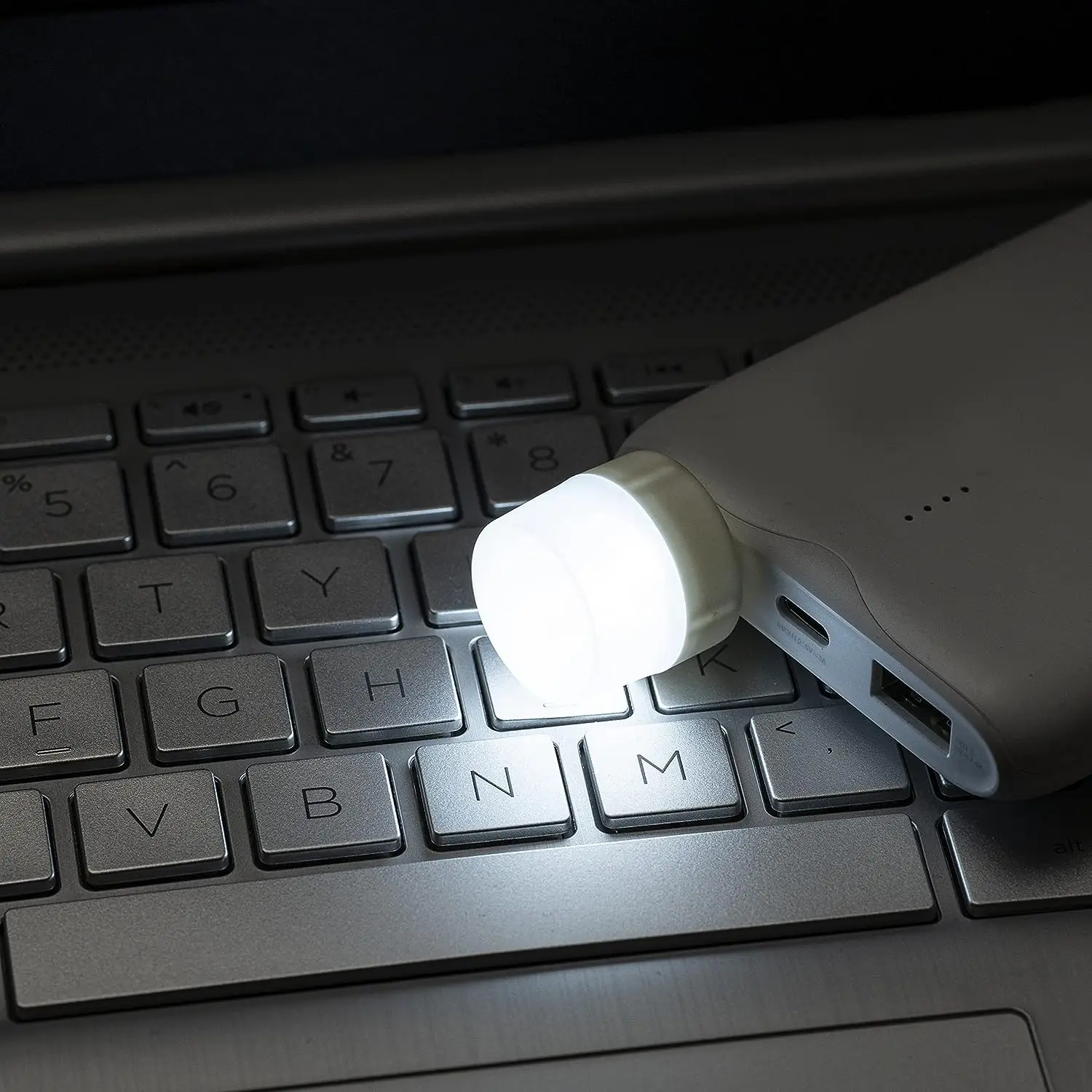 Minibombilla de luz nocturna USB, luz blanca cálida para lectura de libros, ordenador, carga móvil, 20/1 piezas